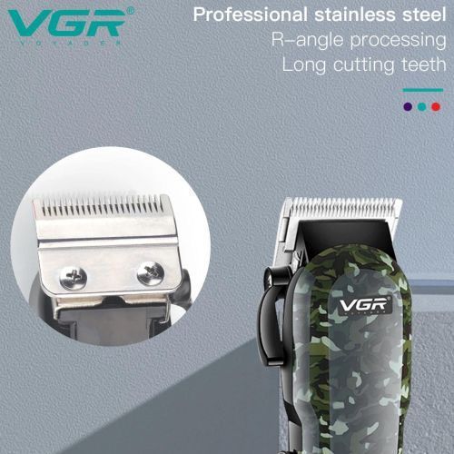 Машинка для стрижки волосся VGR V-665, Машинка для стрижки, Підстригальна машинка, Професійна 00015120 фото