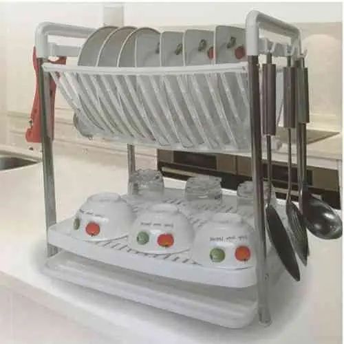 Сушилка для посуды Multifunctional Dish Rack | Кухонная сушка для посуды | Посудосушка 00021512 фото