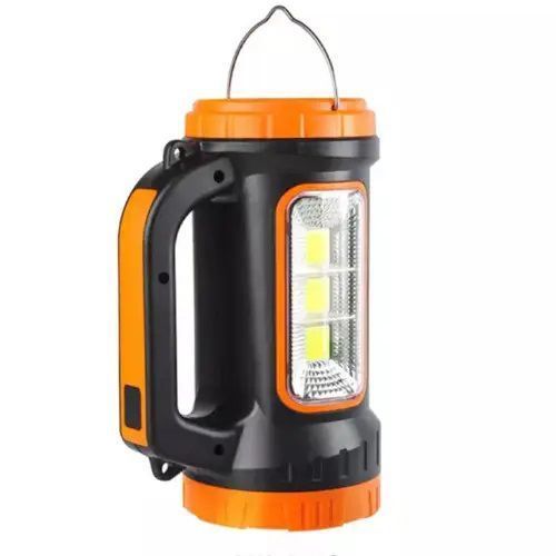 Кемпинговый фонарь XBL 818C-3W+COB, фонарь-светильник аккумуляторный кемпинговый. Цвет: оранжевый 00022882 фото