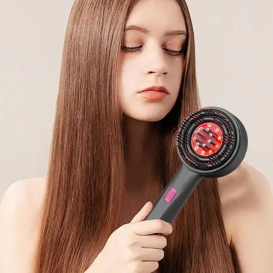 Масажер-гребінець для росту та покращення стану волосся Massage and Nourish, масажна гребінець для голови XL-1313 00015607 фото