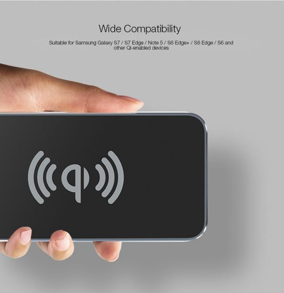 Бездротовий зарядний пристрій AWEI W1 Wireless Charger. Колір білий 00017597 фото