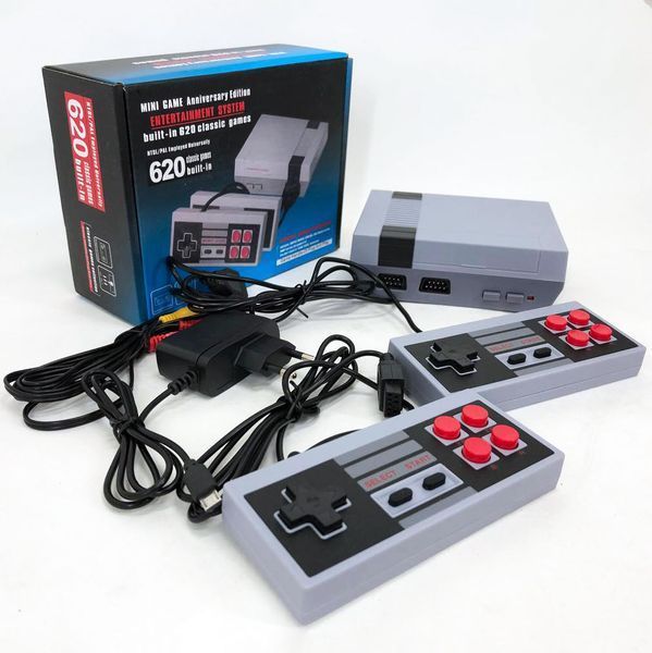 Игровая приставка GAME NES 620 / 7724 два джойстика 620 встроенных игр 8bit Av-Выход, приставки денди 00015820 фото