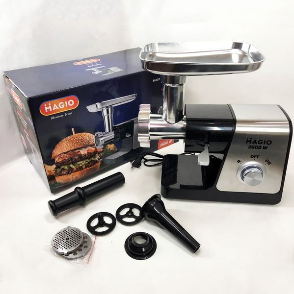 Мясорубка электрическая Magio MG-262, мясорубка для томатов, электромясорубка соковыжималка для томатов 00018672 фото