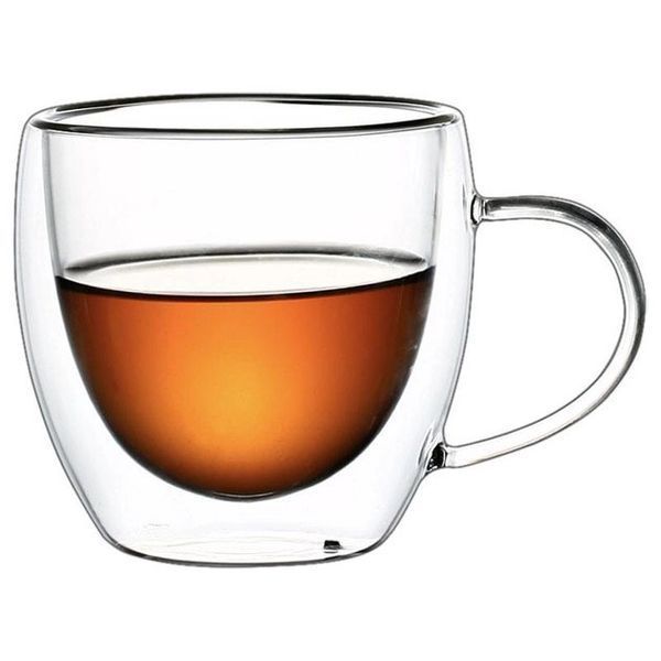 Набор чашек с двойными стенками Con Brio CB-8625-2, 2 шт, 250 мл, двойной стакан для кофе 00018764 фото