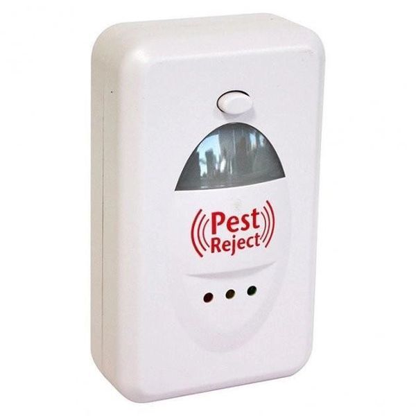 Ультразвуковий відлякувач гризунів мишей щурів та тарганів Pest Reject HK02 від мережі, смерть гризунам 00013511 фото