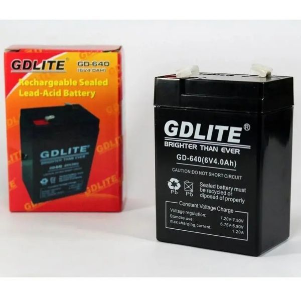 Аккумулятор BATTERY GD 640 6V 4A 00024690 фото