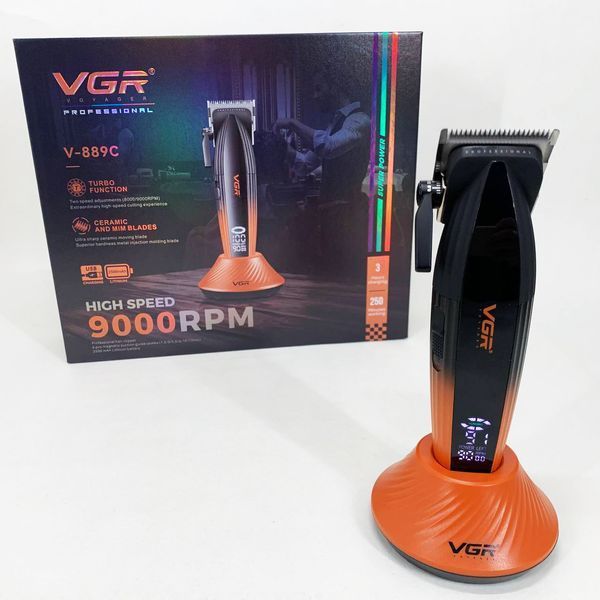 Машинка для стрижки волосся VGR V-889C керамічні леза 9000RPM 00015434 фото