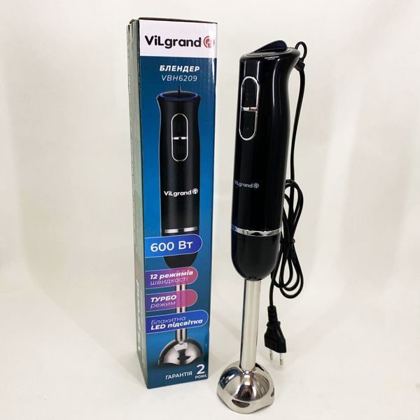 Блендер ViLgrand VBH6209. Колір: чорний 00019433 фото