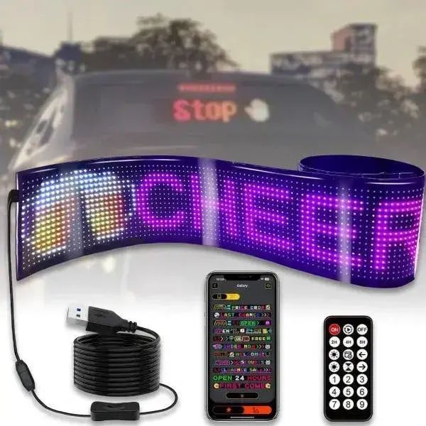 Гибкий экран LED Matrix Panel APP wifi rgb 192mm 898mm (HRP-1696PLUS) ART-0568 00017185 фото