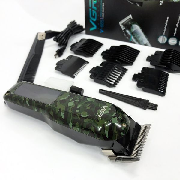 Машинка для стрижки волосся VGR V-665, Машинка для стрижки, Підстригальна машинка, Професійна 00015120 фото
