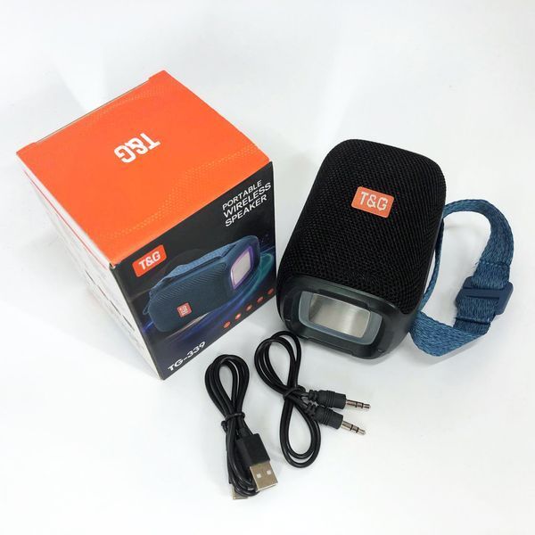 Портативная Bluetooth колонка TG339 5W с RGB подсветкой, Аккумуляторная колонка для музыки. Цвет: черный 00017225 фото