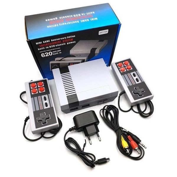 Игровая приставка GAME NES 620 / 7724 два джойстика 620 встроенных игр 8bit Av-Выход, приставки денди 00015820 фото