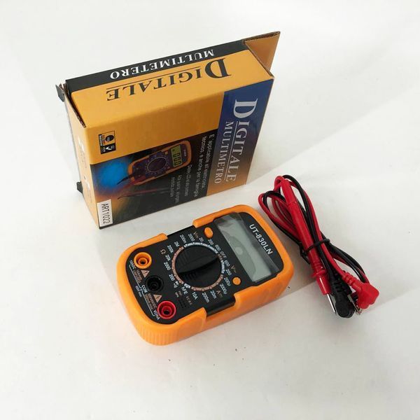Мультиметр DT-830 LN з підсвічуванням та звуком ABaTap до 750 В Помаранчевий, тестер для вимірювання напруги 00017258 фото