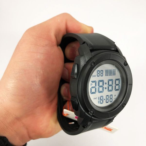 Годинник наручний чоловічий SKMEI 1853BKWT BLACK-WHITE, армійський годинник протиударний. Колір: чорний 00022057 фото