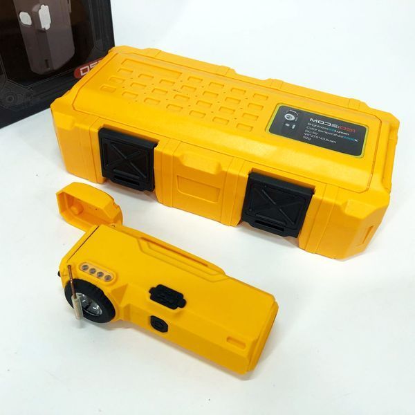 Фонарик-зажигалка армейская MULTIFUNCTIONAL D51-COB электроимпульсная аккумуляторная. Цвет: желтый 00023044 фото