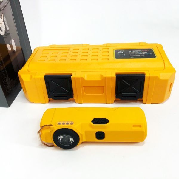 Фонарик-зажигалка армейская MULTIFUNCTIONAL D51-COB электроимпульсная аккумуляторная. Цвет: желтый 00023044 фото