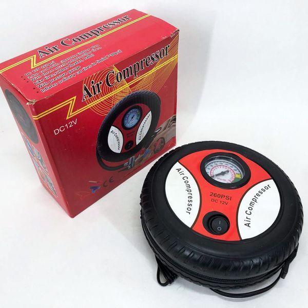 Автомобильный компрессор для быстрой подкачки колес Air Compressor DC12V, автомобильный компрессор 00017081 фото