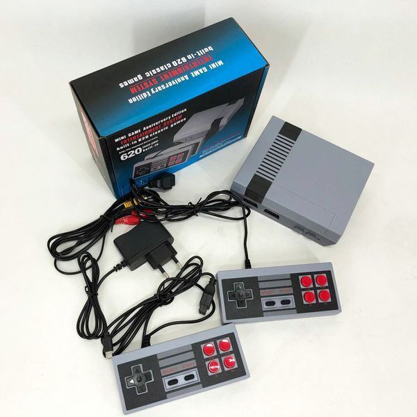 Игровая приставка GAME NES 620 / 7724 два джойстика 620 встроенных игр 8bit Av-Выход, приставки денди 00015820 фото