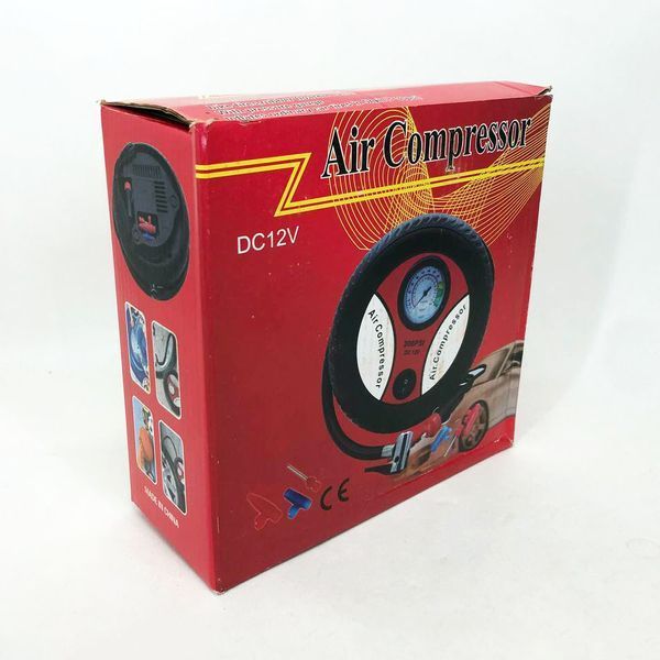 Автомобильный компрессор для быстрой подкачки колес Air Compressor DC12V, автомобильный компрессор 00017081 фото