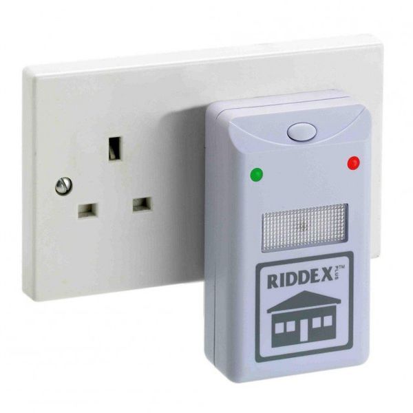Електромагнітний відлякувач гризунів та комах RIDDEX PLUS, Знищувач комах для приміщення 00012523 фото