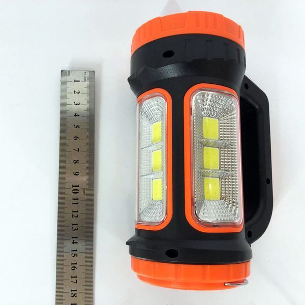 Кемпинговый фонарь XBL 818C-3W+COB, фонарь-светильник аккумуляторный кемпинговый. Цвет: оранжевый 00022882 фото