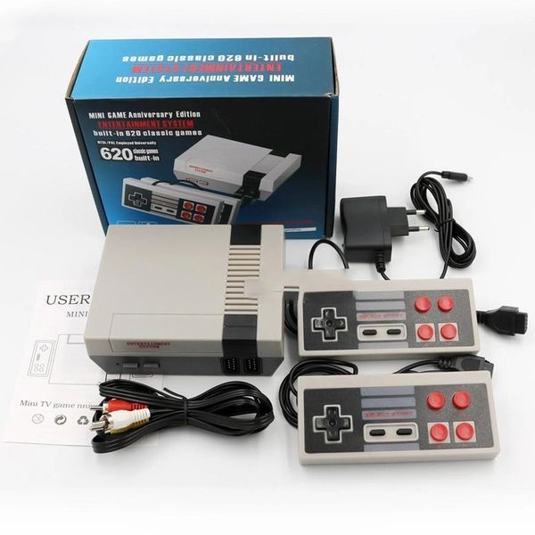 Игровая приставка GAME NES 620 / 7724 два джойстика 620 встроенных игр 8bit Av-Выход, приставки денди 00015820 фото