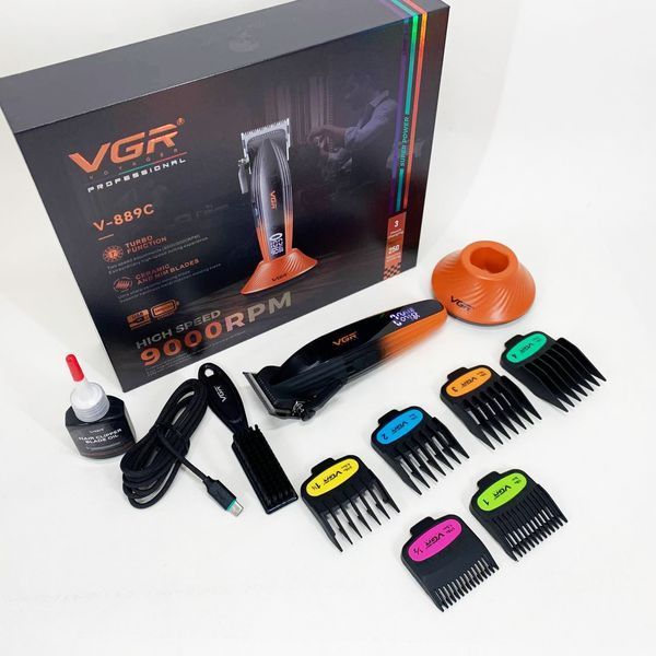 Машинка для стрижки волосся VGR V-889C керамічні леза 9000RPM 00015434 фото