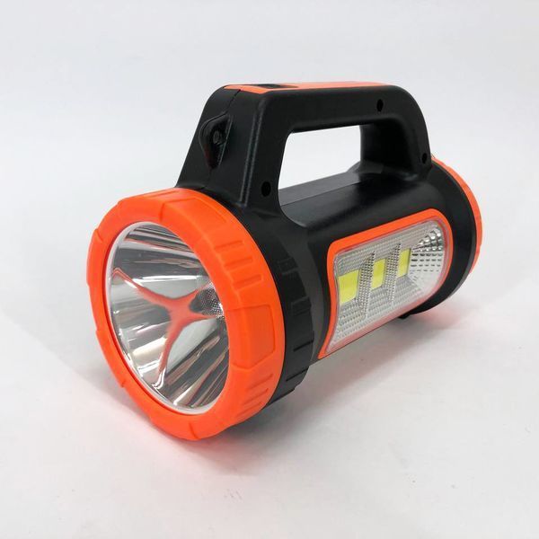 Кемпинговый фонарь XBL 818C-3W+COB, фонарь-светильник аккумуляторный кемпинговый. Цвет: оранжевый 00022882 фото