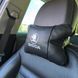 Автомобільні подушки 2 шт на підголівник Skoda / Шкода, з натуральної шкіри, стильний аксесуар для вашого авто 00016806 фото 12