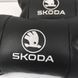 Автомобільні подушки 2 шт на підголівник Skoda / Шкода, з натуральної шкіри, стильний аксесуар для вашого авто 00016806 фото 2