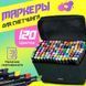 Набор скетч маркеров для рисования Touch 120 шт двусторонние профессиональные фломастеры для художников 00016320 фото 28