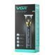 Машинка для стрижки VGR V-082 аккумуляторная беспроводная профессиональная + 3 насадки триммер для волос 00014377 фото 6