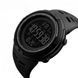 Часы наручные мужские SKMEI 1251BK ALL BLACK, фирменные спортивные часы. Цвет: черный 00022455 фото 5