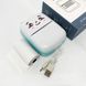 Портативний мініпринтер Mini printer з Bluetooth для термодруку без чорнила зі смартфона. Колір: блакитний 00016348 фото 10