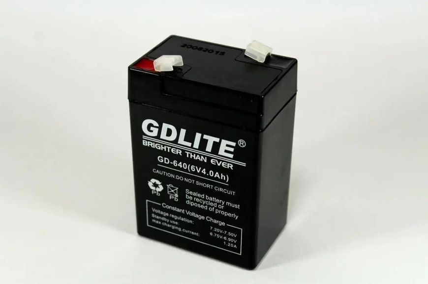 Аккумулятор BATTERY GD 640 6V 4A 00024690 фото