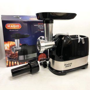 М'ясорубка MAGIO MG-267 2000 Вт, м'ясорубка для дому, м'ясорубка для овочів, електром'ясорубка для дому 00020218 фото