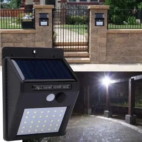 Уличный фонарь с датчиком движения на солнечной батарее BL-609 20SMD 00023145 фото