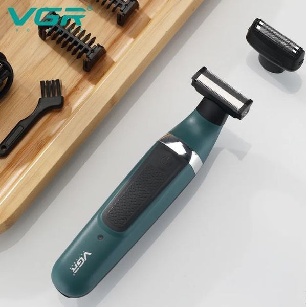 Электробритва VGR V-393 Shaver профессиональная водонепроницаемая, машинка мужская для бритья 00015493 фото
