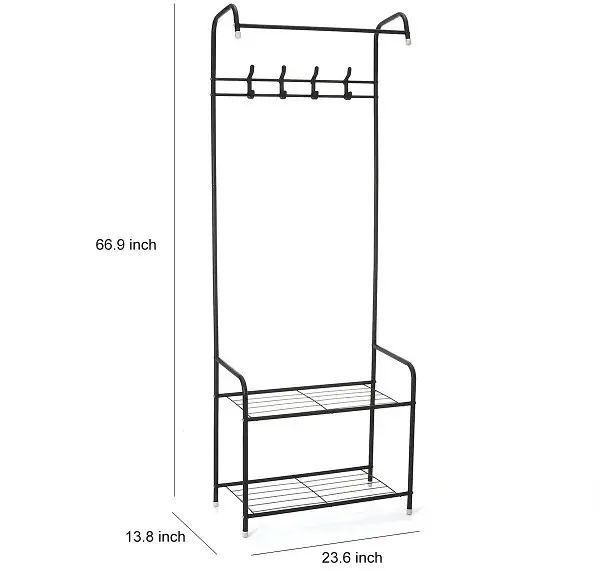 Вішалка для одягу 3в 1 HAT STAND напольная 00014065 фото
