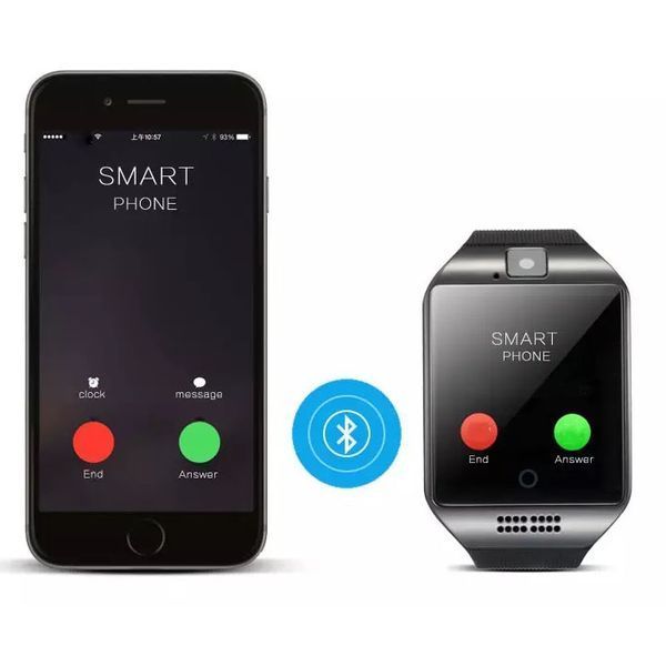 Смарт-часы Smart Watch Q18. Цвет: черный 00022448 фото