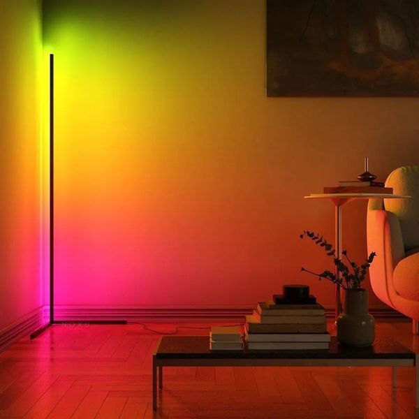 Кутовий LED торшер Ledox Design з пультом та регульованою яскравістю 330 колірних комбінацій 00023253 фото