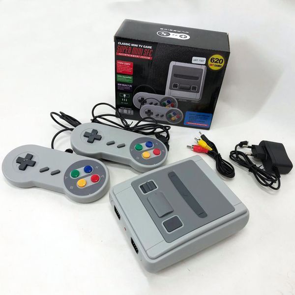 Ретро игровая консоль приставка 620 игр Game Box Dendy Super с 2 джойстиками, первая игровая приставка 00015800 фото