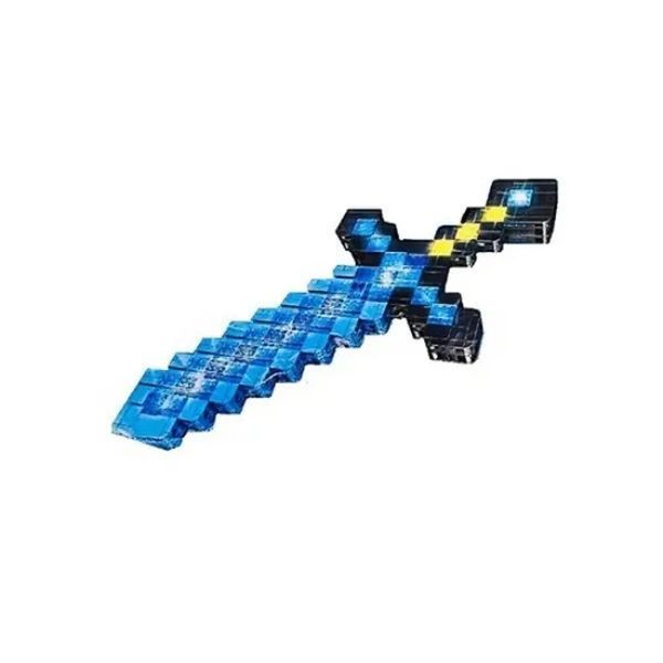Детский конструктор Minecraft MyWorld бриллиантовый меч Майнкрафт с подсветкой 1441 деталь конструктор 00016439 фото
