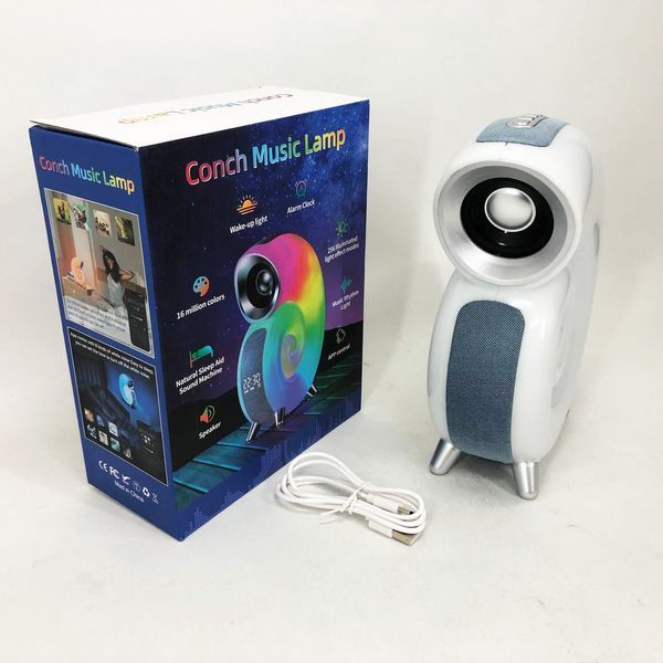 Нічник INSPIRE N70 APP 6W 2000 mAh, зарядний пристрій з підсвічуванням та вбудованим динаміком 00012634 фото