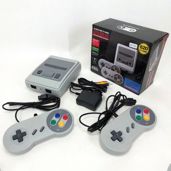 Ретро игровая консоль приставка 620 игр Game Box Dendy Super с 2 джойстиками, первая игровая приставка 00015800 фото