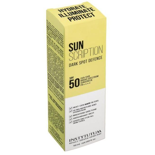 Солнцезащитный крем с осветительным эффектом Instytutum Sunscription Dark Spot Defence SPF 50, 50 мл 00012502 фото