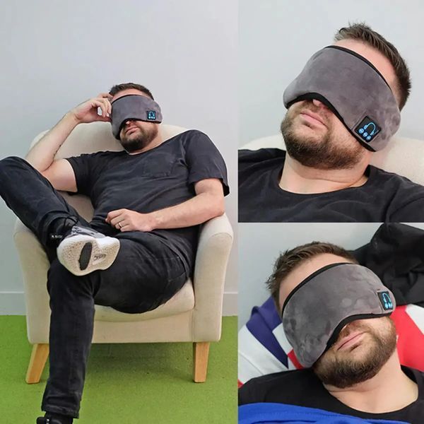Маска для сна с наушниками Bluetooth MUSIC GOGGLES AND183 / Повязка на глаза с гарнитурой 00015015 фото