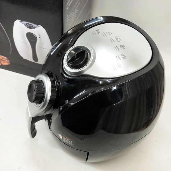 Аерофритниця Мультипіч Аерогриль Domotec MS-3220 1300W 4,5 л Безмасляна з Таймером. Колір: чорний 00019060 фото