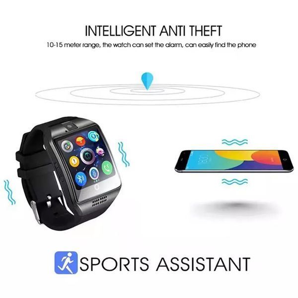 Смарт-часы Smart Watch Q18. Цвет: черный 00022448 фото