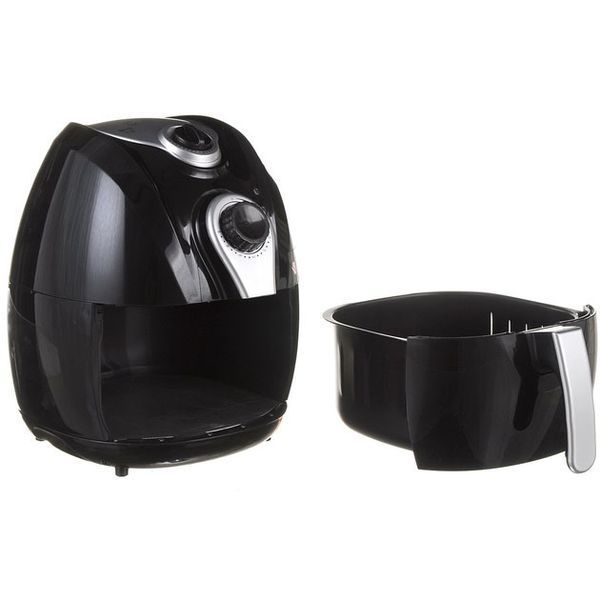 Аерофритниця Мультипіч Аерогриль Domotec MS-3220 1300W 4,5 л Безмасляна з Таймером. Колір: чорний 00019060 фото